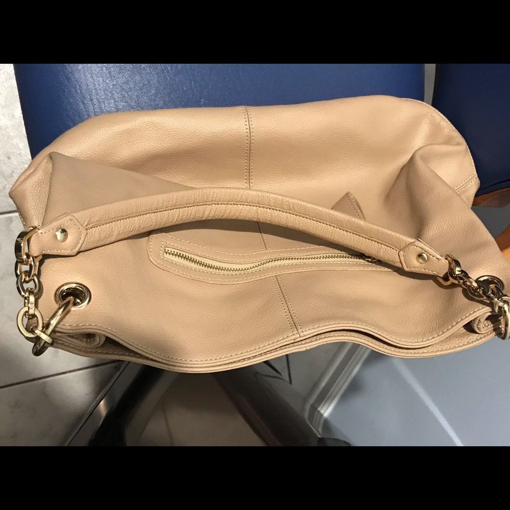 Cuore & Pelle beige leather handbag - Picture 3 of 13